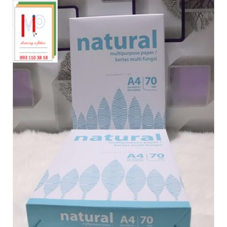 Giấy A4  Natural 70gms [5ram/thùng]
