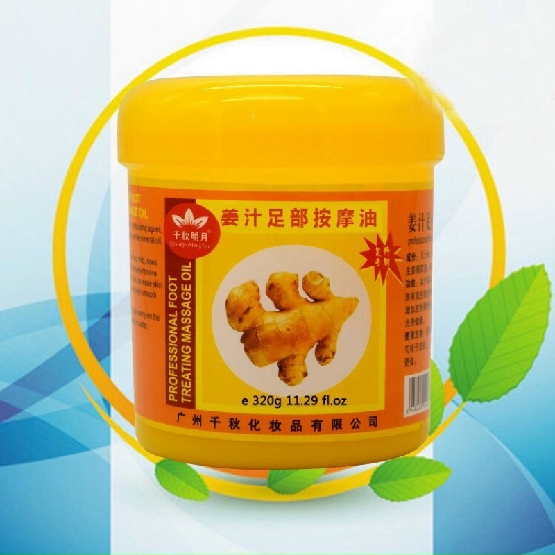 Kem massage chân gừng, kem gừng matxa chân, dùng được cả body