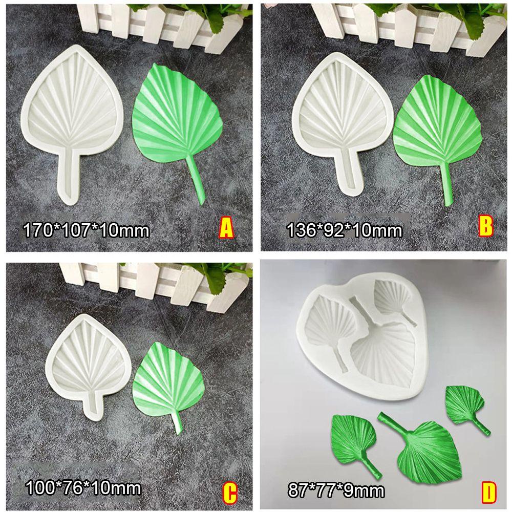 CONOPERY Khuôn Silicone Tạo Hình Làm Bánh Kẹo Hình Chiếc Lá DIY