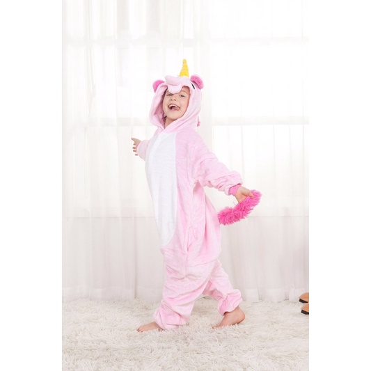 {Nhiều Mẫu} Bộ Đồ Thú Unicorn Cho Bé, Bộ Đồ Thú Kỳ Lân Trẻ Em, Người Lớn