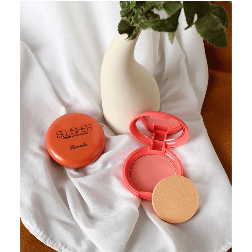 Phấn Má Hồng TRÒN MÀU SẮC 5053 Lameila Vality Blusher nội địa sỉ rẻ lâu trôi siêu cưng mềm mịn makeup powder