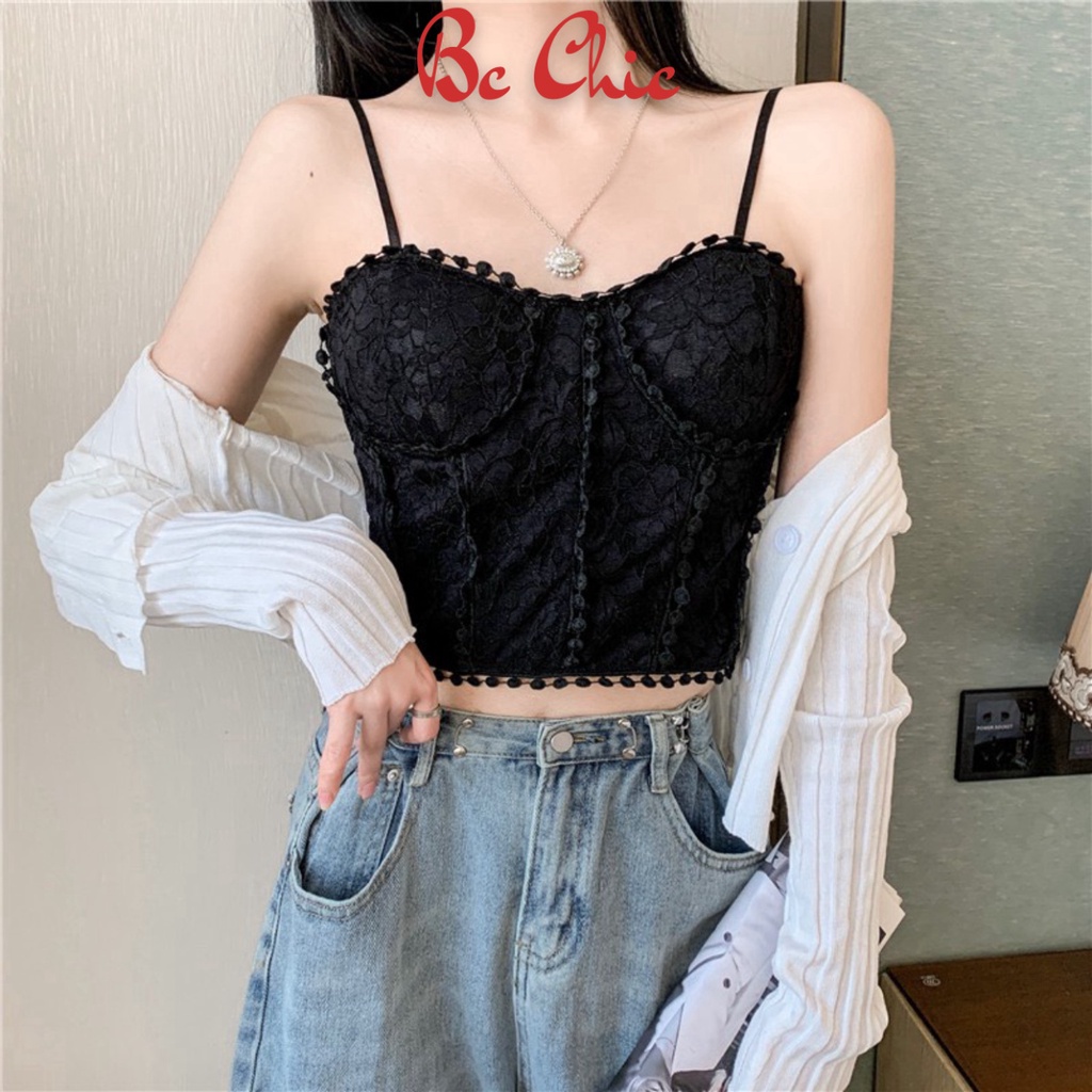 Áo bra Nữ ren hoa  tôn vòng một - Áo Ngực Nữ sexy quyến rũ MÃ B1873 BC_CHIC LINGERIE
