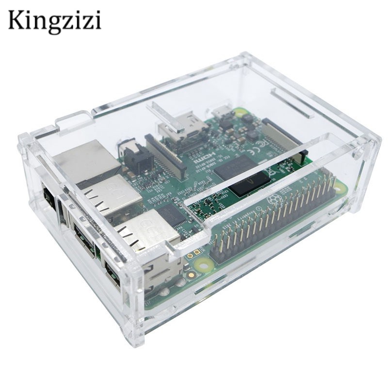 Bộ Hộp Đựng Bo Mạch Raspberry Pi 3 Kèm 3 Nhiệt Chuyên Dụng