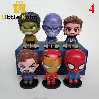 Mô Hình Marvel Mô Hình Avenger Siêu Anh Hùng Chibi