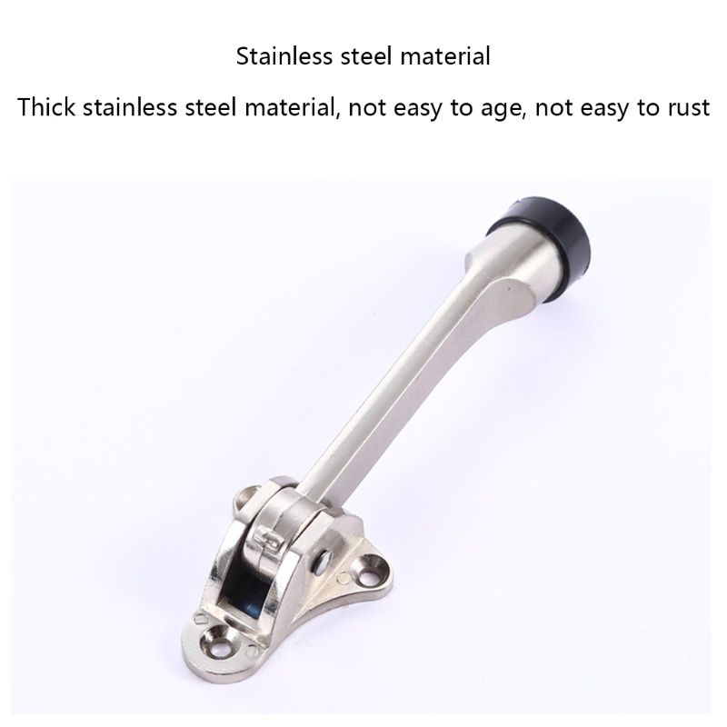 Giá Đỡ Chặn Cửa Bằng Thép Không Gỉ Tiện Dụng Cho Gia Đình / Văn Phòng