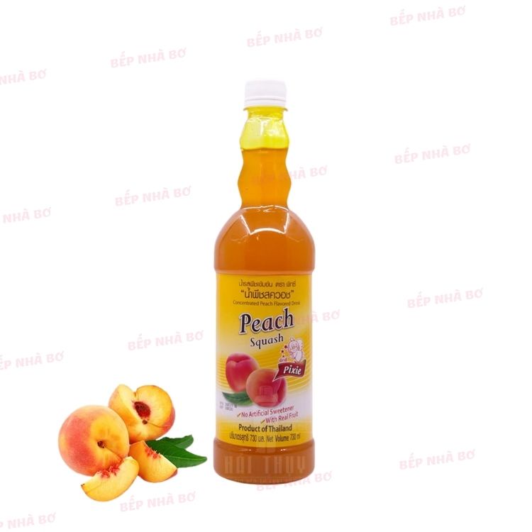 Siro Đào Thái Lan Pixie 730ml - Syrup Đào