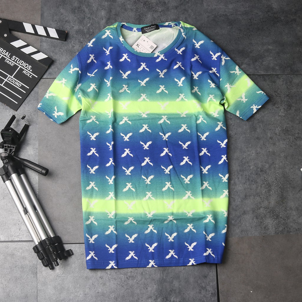 Áo phông nam Zara họa tiết cổ tròn hàng VNXK | BigBuy360 - bigbuy360.vn