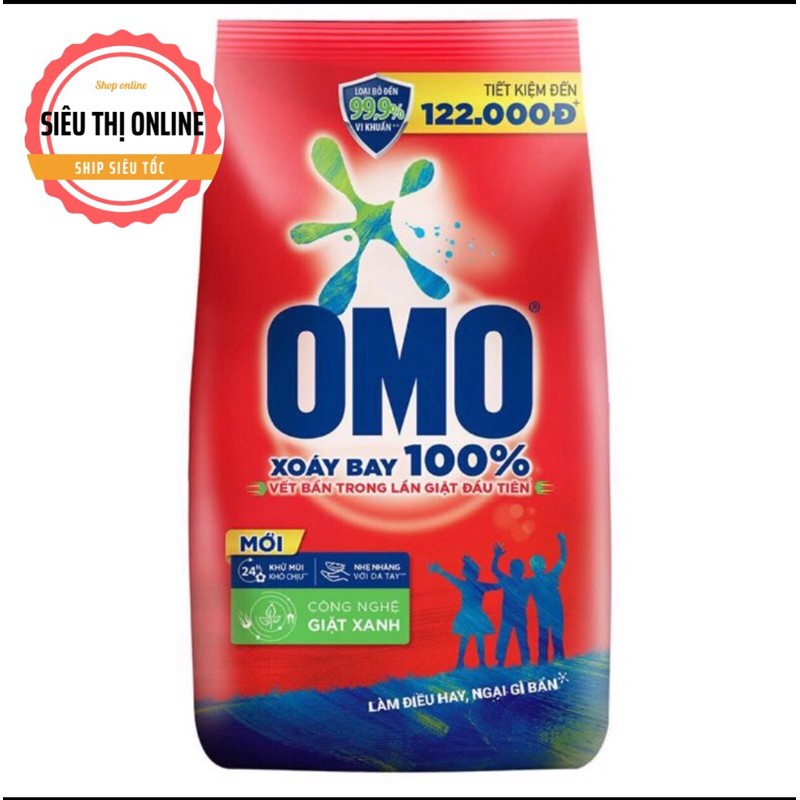 BỘT GIẶT OMO MẪU MỚI 1KG2