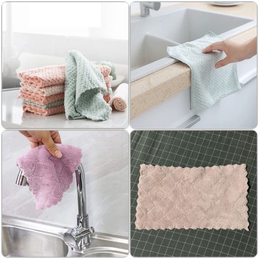 Khăn Lau Bếp Đa Năng 2 Mặt Siêu Thấm Hút