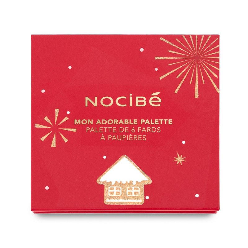 Phấn Mắt Nocibe 6 Tone Màu Nhẹ Nhàng Và Ánh Nhũ