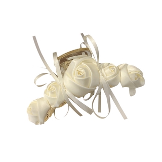  Kẹp tóc hình hoa hồng 3D phong cách lãng mạn