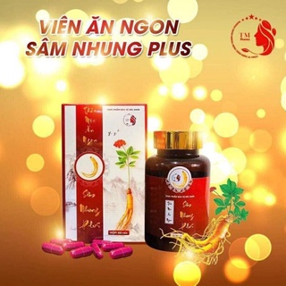 [Cam kết chính hãng] Sâm nhung tăng cân - Sâm nhung plus lọ 60v