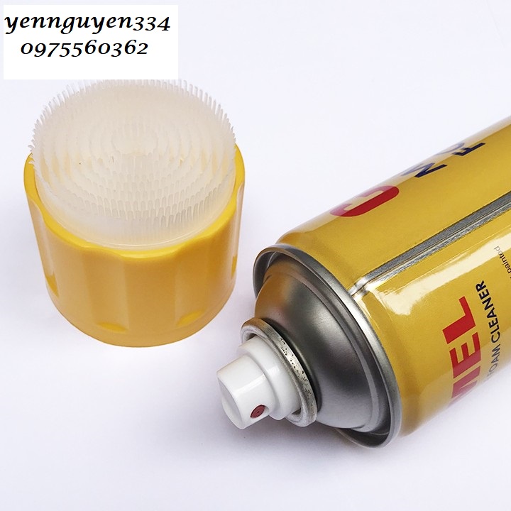 Xịt nỉ -  Chai xịt bọt vệ sinh ghế da ô tô, xe hơi, ghế sofa, nỉ, thảm, đồ nội thất gia đình