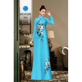 Vải áo dài hoa eo