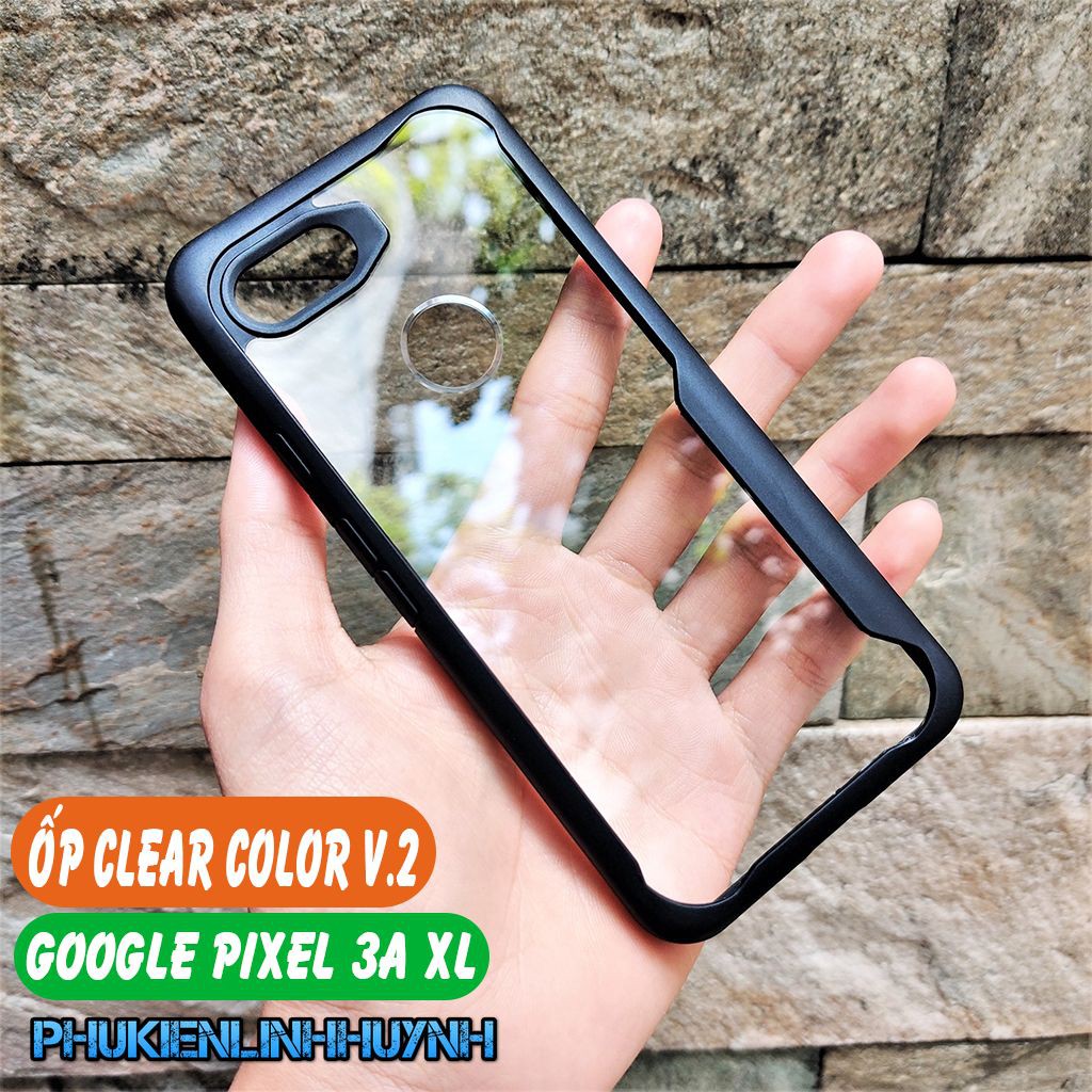 Google Pixel 3a XL_Ốp lưng chống sốc Clear Color Ver 2