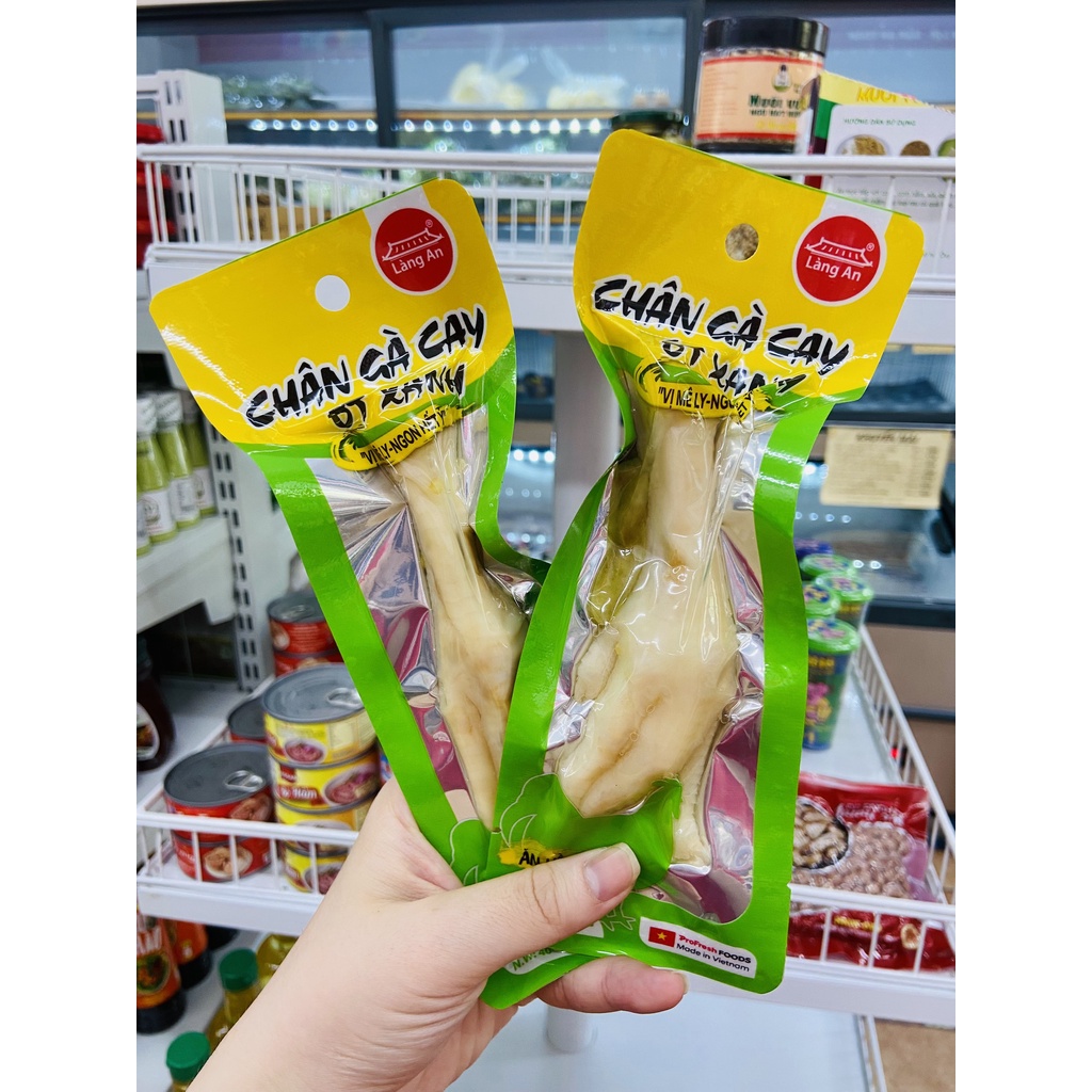 Chân gà cay ớt xanh Làng An gói 80g