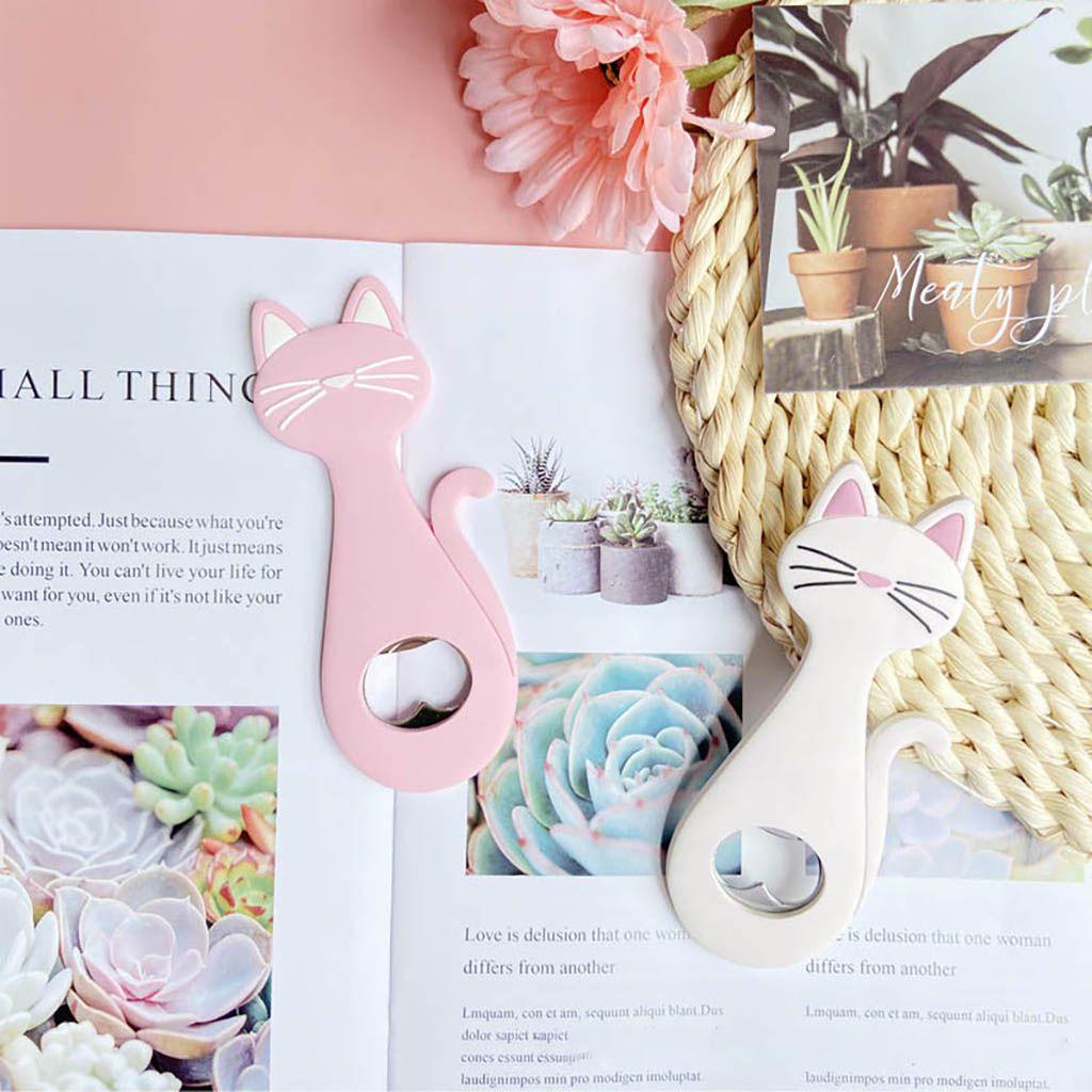NICKOLAS 1 Dụng Cụ Mở Nắp Chai Hình Mèo Dễ Thương
