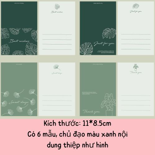 THIỆP CHÚC MỪNG, CẢM ƠN MÀU VINTAGE, SANG TRỌNG, THIỆP SINH NHẬT HANDMADE PHONG CÁCH ĐƠN GIẢN,