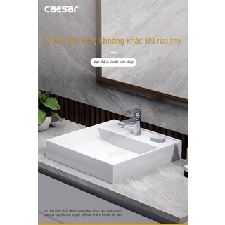 Vòi chậu rửa mặt nóng lạnh Caesar B490CP