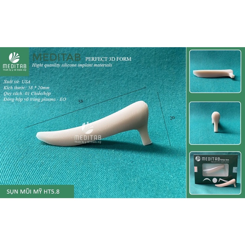 SỤN NÂNG MŨI ĐỘC QUYỀN MEDITAB HT5.8 USA