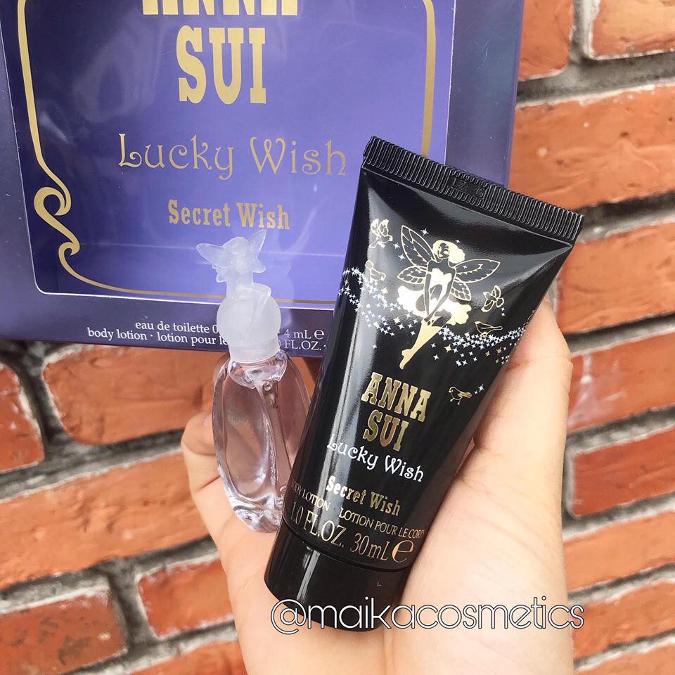 Set nước hoa + lotion ANNA SUI LUCKY WISH SECRET WISH MINI SET | BigBuy360 - bigbuy360.vn