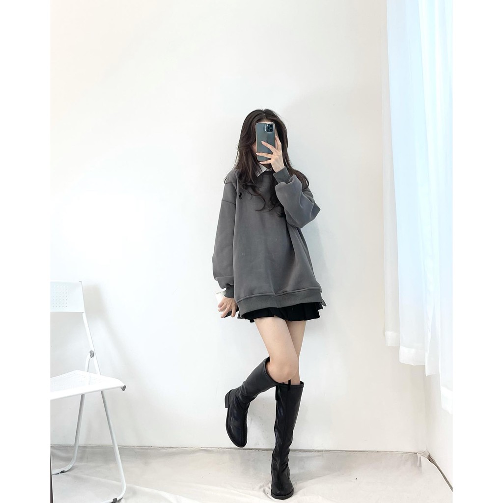 (FREESHIP) Áo sweater thêu hình ngựa hàng quảng châu Miho house