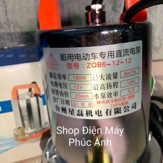 Máy Bơm nước chìm 12v 180w