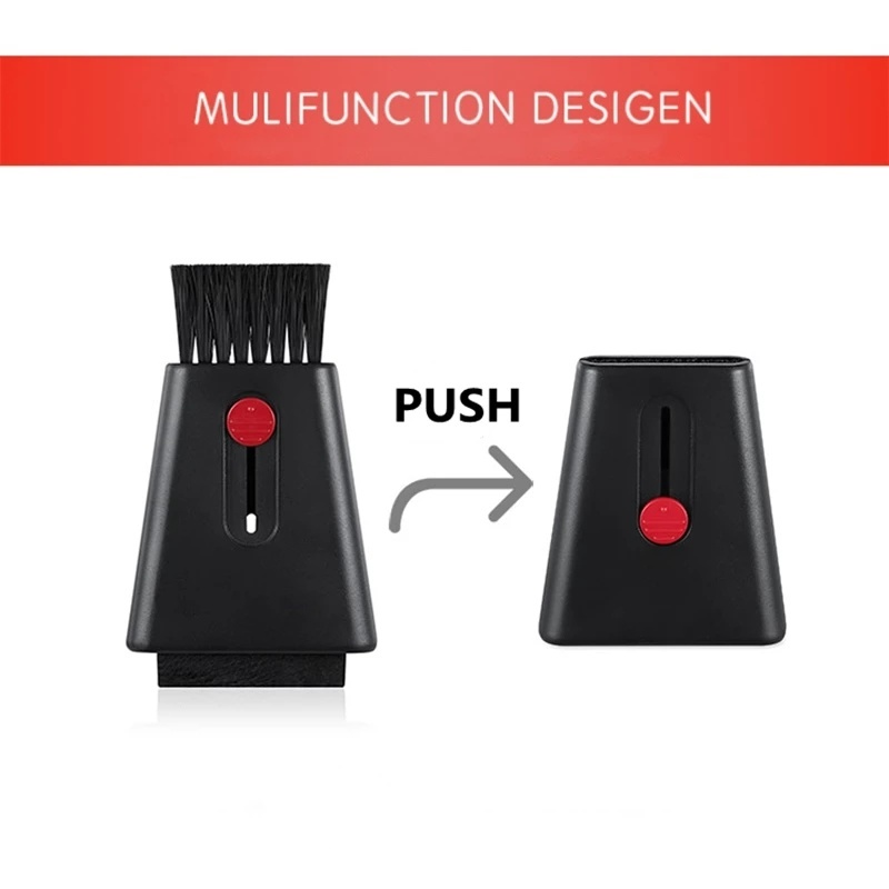 Cọ Vệ Sinh Màn Hình Máy Tính/Laptop/Điện Thoại Hai Đầu Thu Gọn Đa Năng