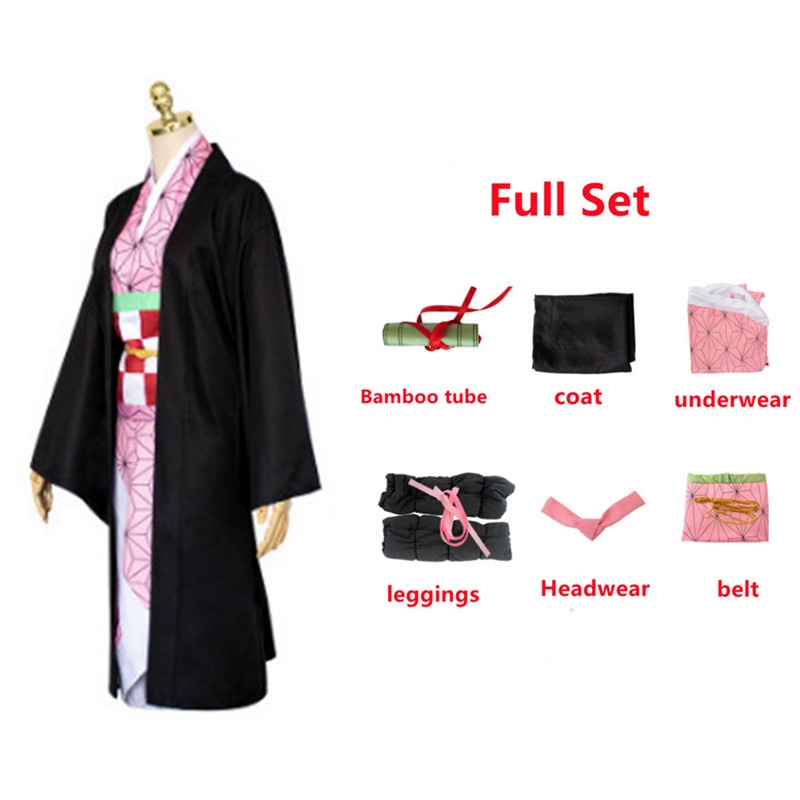 Bộ Trang Phục Kimono Hóa Trang Nhân Vật Kimetsu No Yaiba