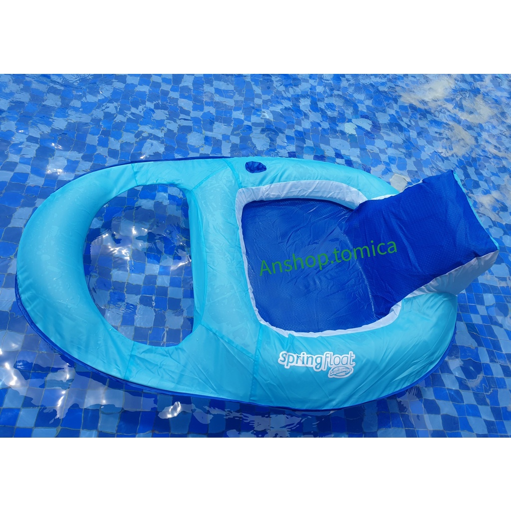 Phao hồ bơi SwimWays Spring Float gấp gọn hàng Spin Master Canada