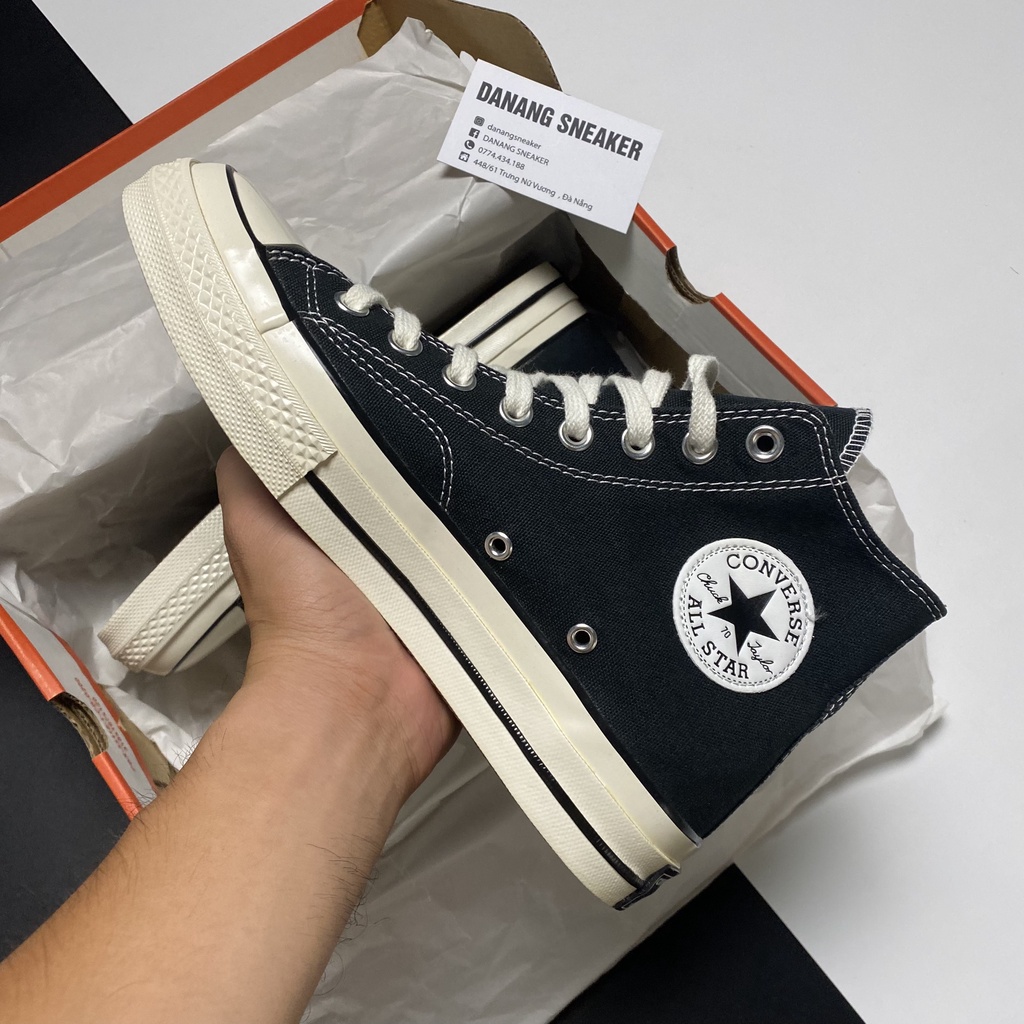 Giày Converse 1970 High Black  - GIÀY DANANG | Phiên bản 1:1 chuẩn