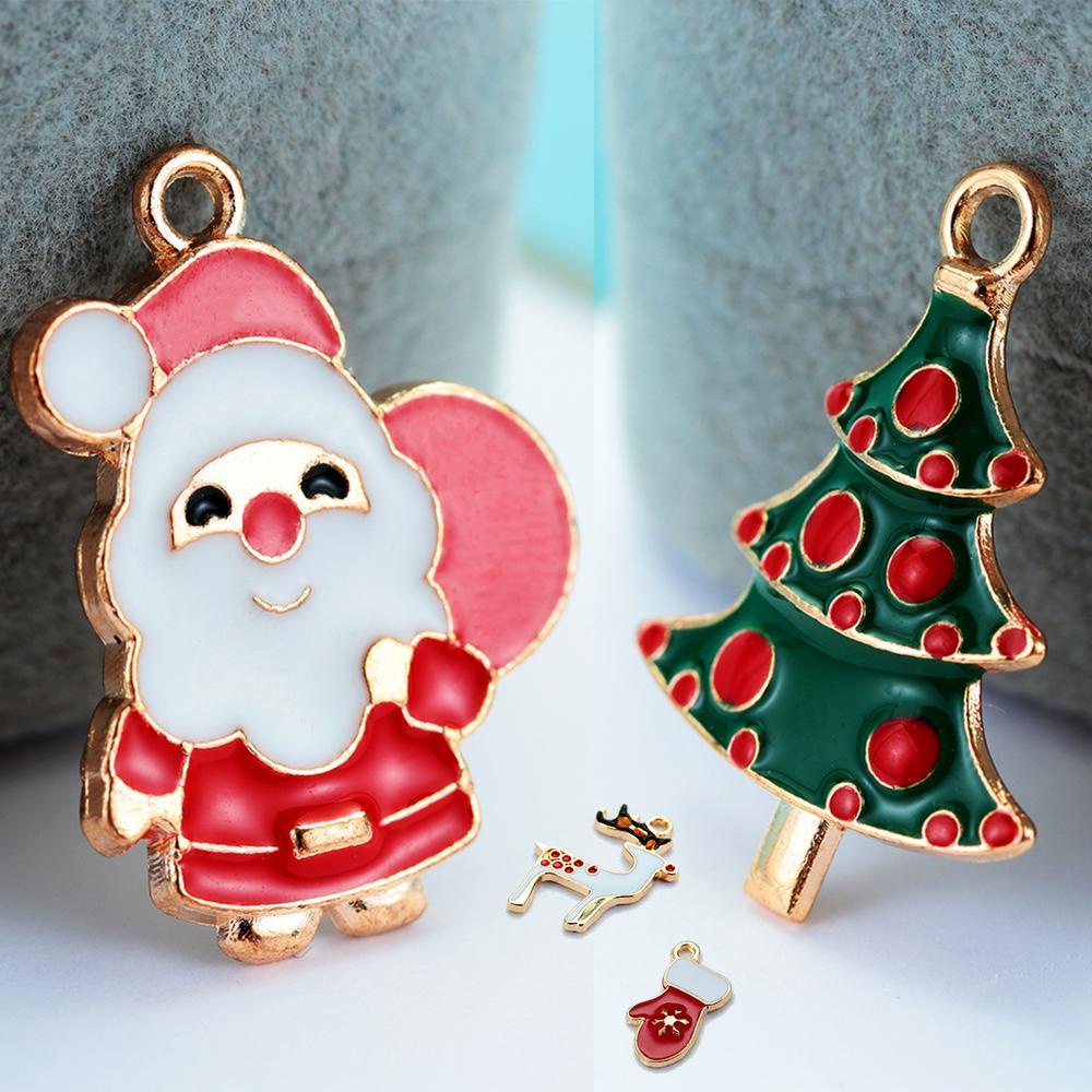 Set 20 Phụ Kiện Trang Trí Tóc Phong Cách Giáng Sinh Thời Trang DIY