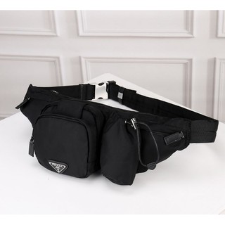 Túi đeo bao tử Prada size lớn