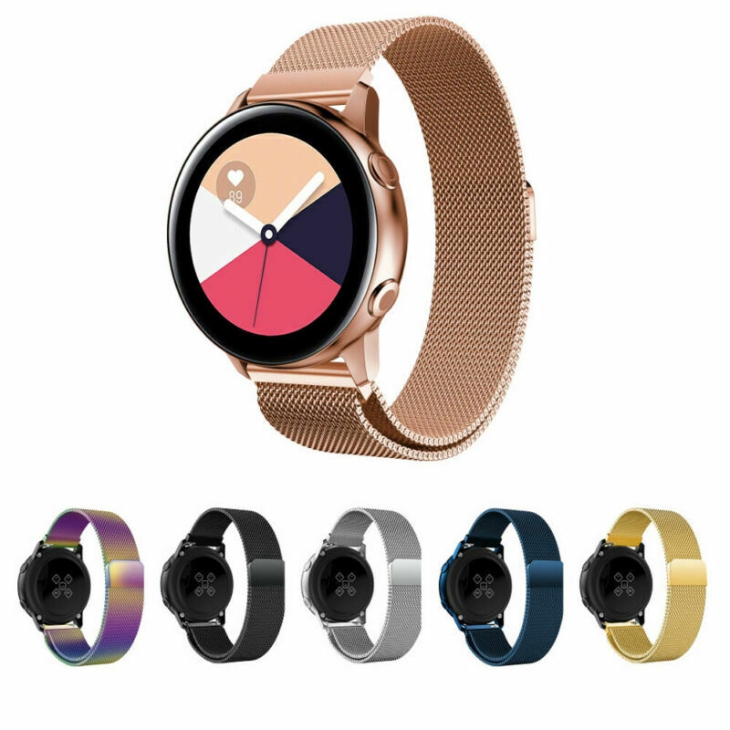 For Samsung Galaxy Watch Active Magnetic Milanese Loop Strap Bracelet Band 42mm