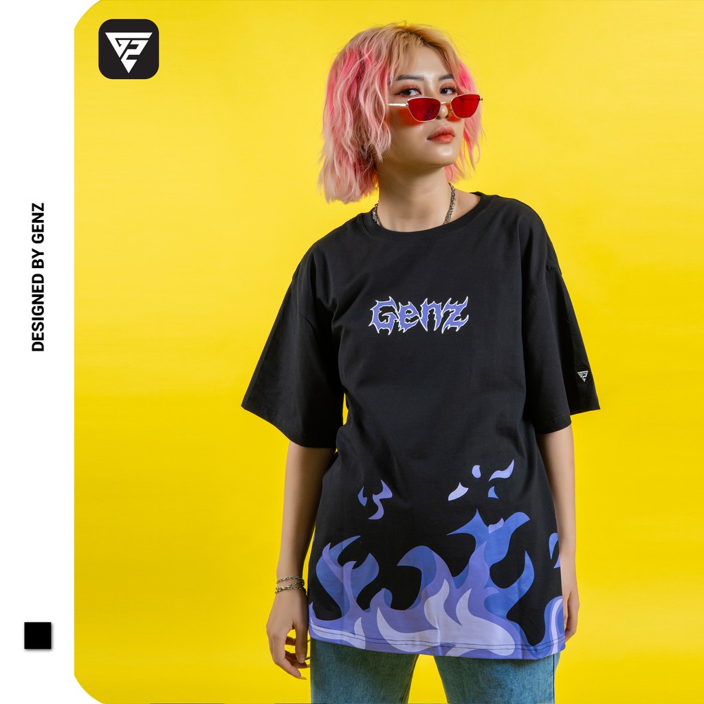 Áo thun tay lỡ GENZ phông Unisex nam nữ Cotton oversize form rộng Don't Scare | BigBuy360 - bigbuy360.vn