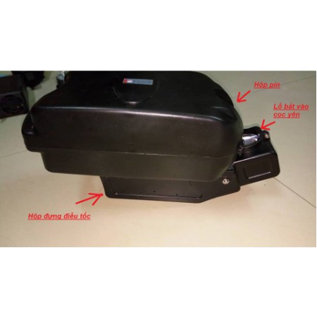 FULL KIT CHẾ XE ĐẠP THỂ THAO THÀNH XÊ ĐIỆN DÙNG PIN LẮP CỌC YÊN