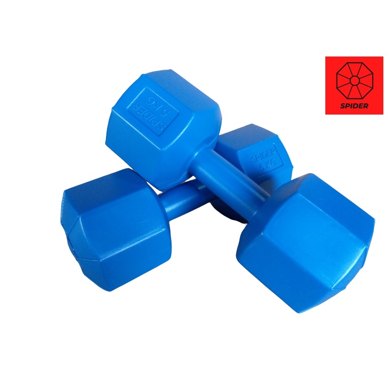 Bộ 2 tạ tay nhựa VN 5Kg bát giác