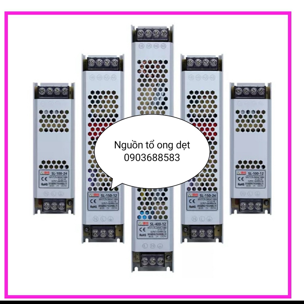 Nguồn dẹt , nguồn dẹp chuyển đổi điện 220V AC sang 12V DC 10A/12.5A/25 A/33A hiệu TOSPINO chính hãng
