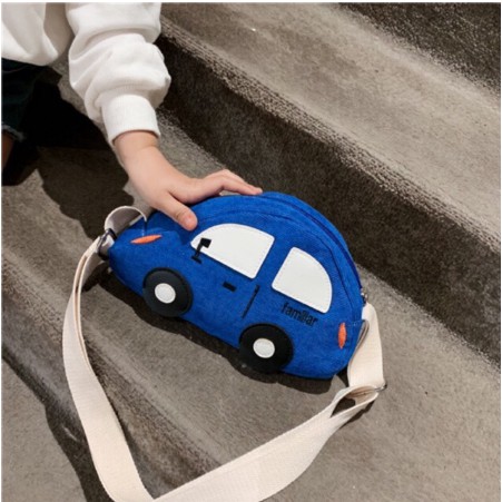 Túi đeo chéo cho bé - Túi đeo chéo hình ô tô cho bé trai bé gái năng động hình ngộ nghĩnh đáng yêu