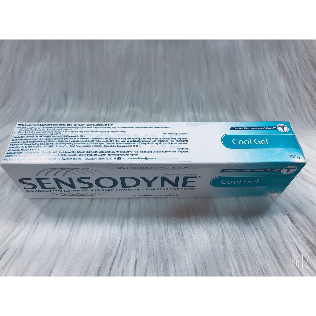 Kem đánh răng Sensodyne Cool Gel 100g