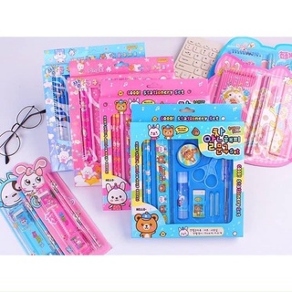 ❤️BỘ DỤNG CỤ HỌC TẬP❤️ 9 MÓN, Bộ quà tặng dành cho các bé rất dễ thương