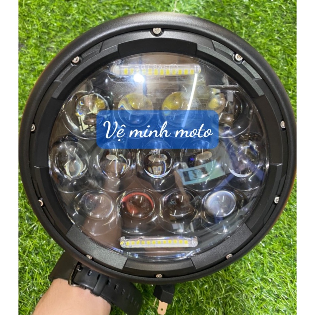 Pha đèn led cafe racer