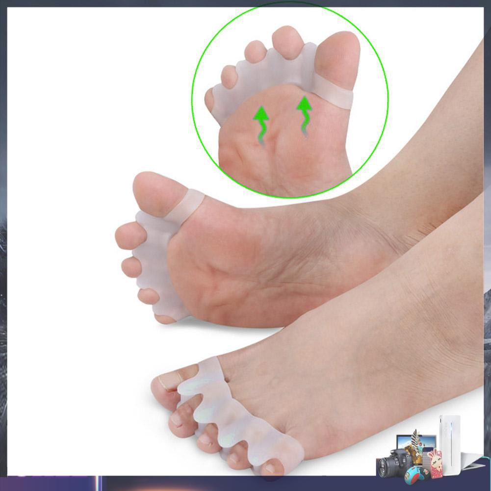 (Hàng Mới Về) Dụng Cụ Tách Ngón Chân Bằng Silicone Tiện Dụng