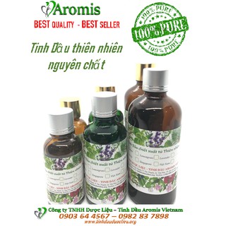 [GIÁ SỈ] Chai 50ml/100ml Tinh dầu thiên nhiên nguyên chất đầy đủ kiểm định - Nhập khẩu Ấn Độ/Singapore