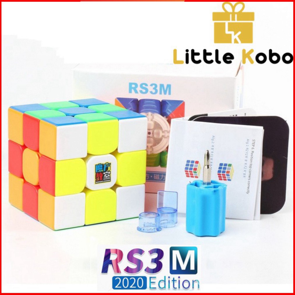 Rubik 3x3 RS3M 2020 MF3RS3 M Rubic Nam Châm 3 Tầng Stickerless MF3RS V3 M (Hãng Mod) [Hoàn Xu]