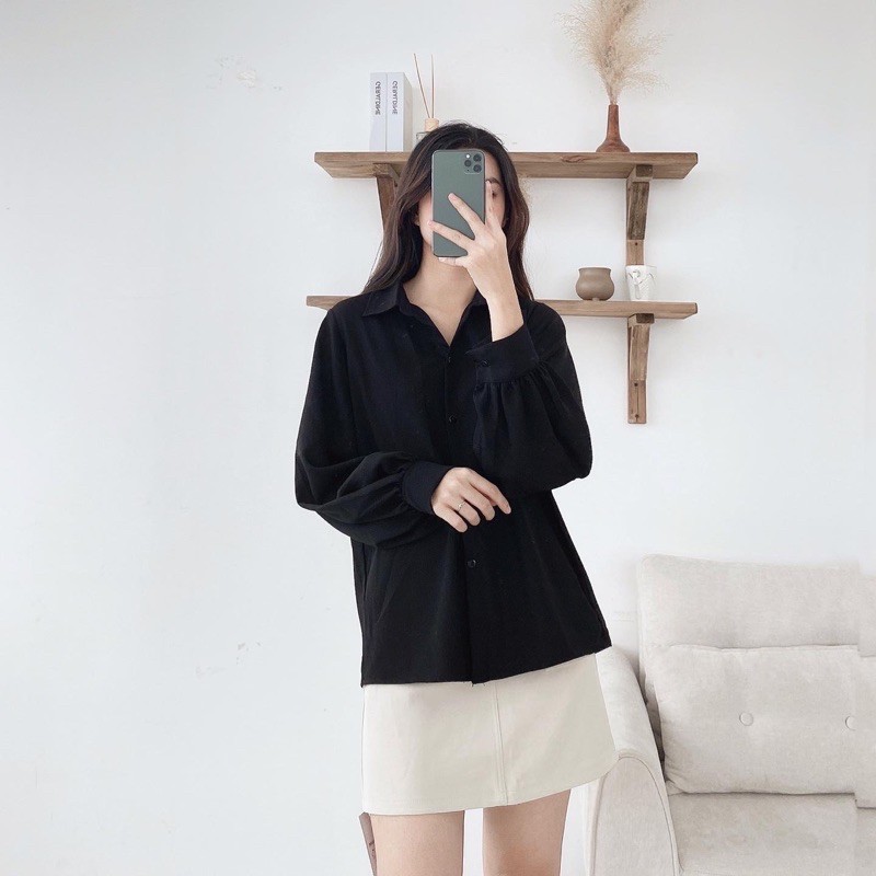 [Mã WASKT304 giảm 15% tối đa 30K đơn 99K] Sơ mi cổ đức tay bồng | BigBuy360 - bigbuy360.vn