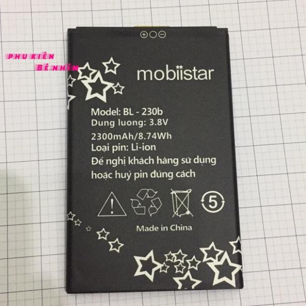 Pin mobilstar lai yuna 1(BL-230B) ( phụ liện bé nhím)