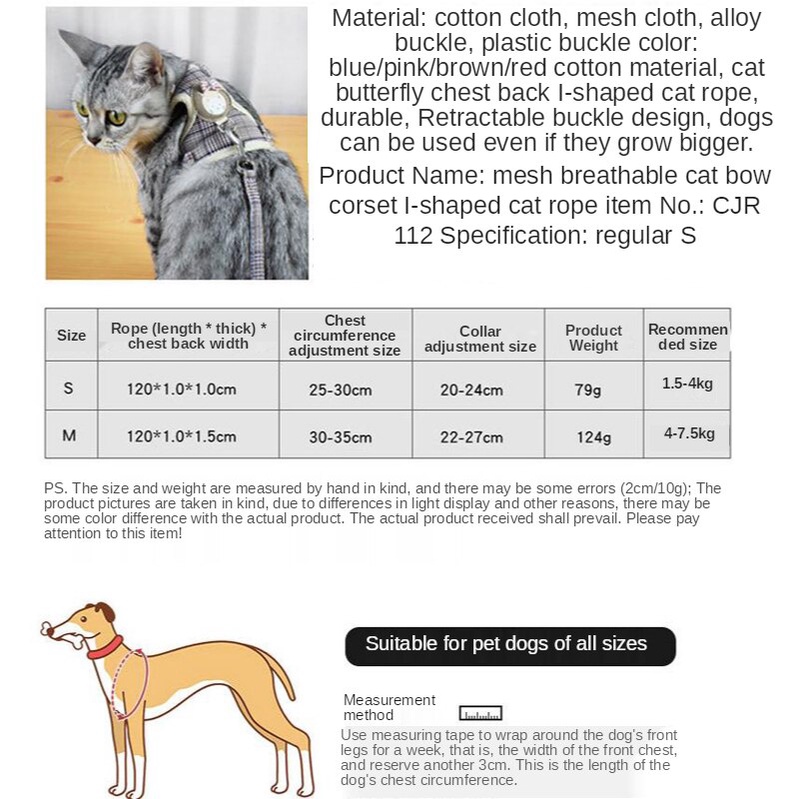 Dây dắt thú cưng đi dạo đáng yêu xinh xắn