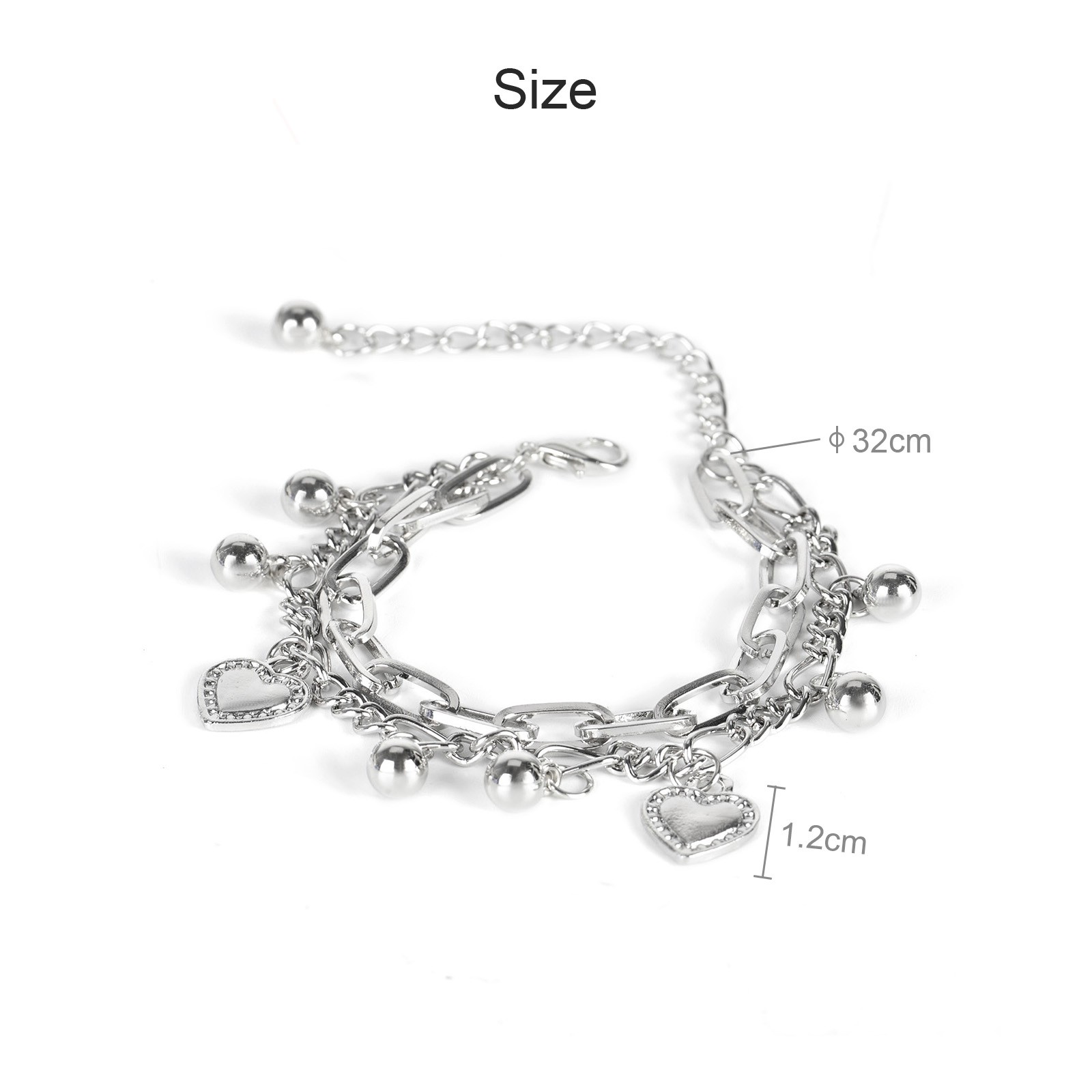 [Mã FAMAYFA giảm 10K đơn 50K] Vòng Đeo Tay Xi Mạ Bạc Phong Cách Hiphop | BigBuy360 - bigbuy360.vn