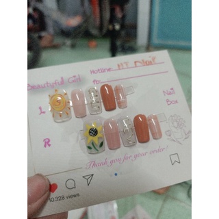 Nail box, móng up design dễ thương